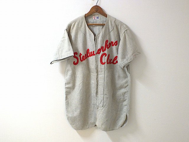 Red Fox Manufacturing Co. / Vintage Wool Zip-up Baseball Shirt - Cosmic  Jumper ONLINE SHOP