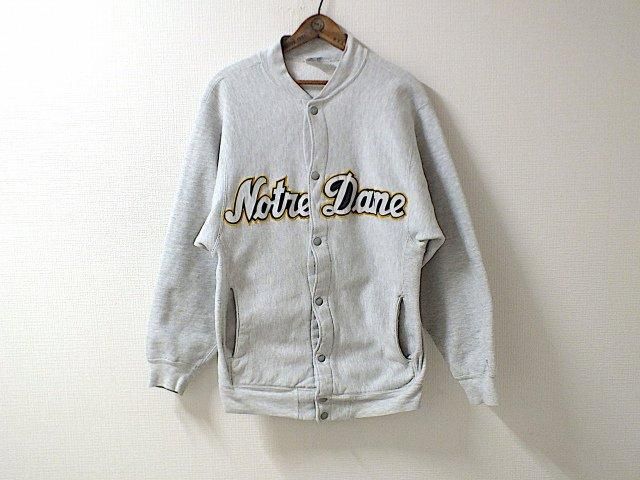 Champion 90s USA REVERSE WEAVE SNAP CARDIGAN 2L COTTON Gray