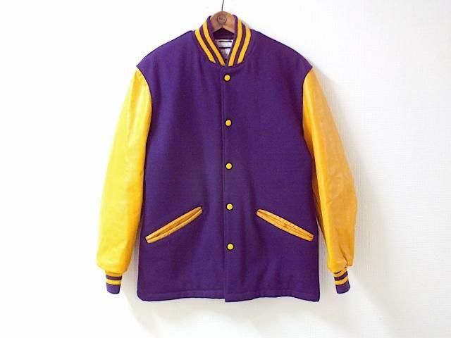 DeLONG / Wool Leather Stadium Jacket - Cosmic Jumper ONLINE SHOP