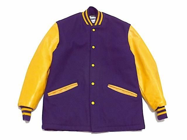 DeLONG / Wool Leather Stadium Jacket - Cosmic Jumper ONLINE SHOP