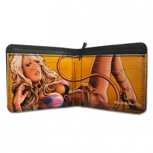 Hazardous Depression” LEATHER WALLET YELLOW - SPANA