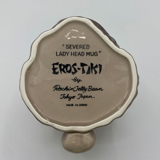 SEVERED LADY HEAD” TIKI MUG ASH GREY - SPANA
