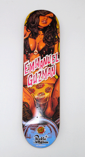 Emmanuel Guzman x Rockin' Jellybean” Skate Deck - SPANA