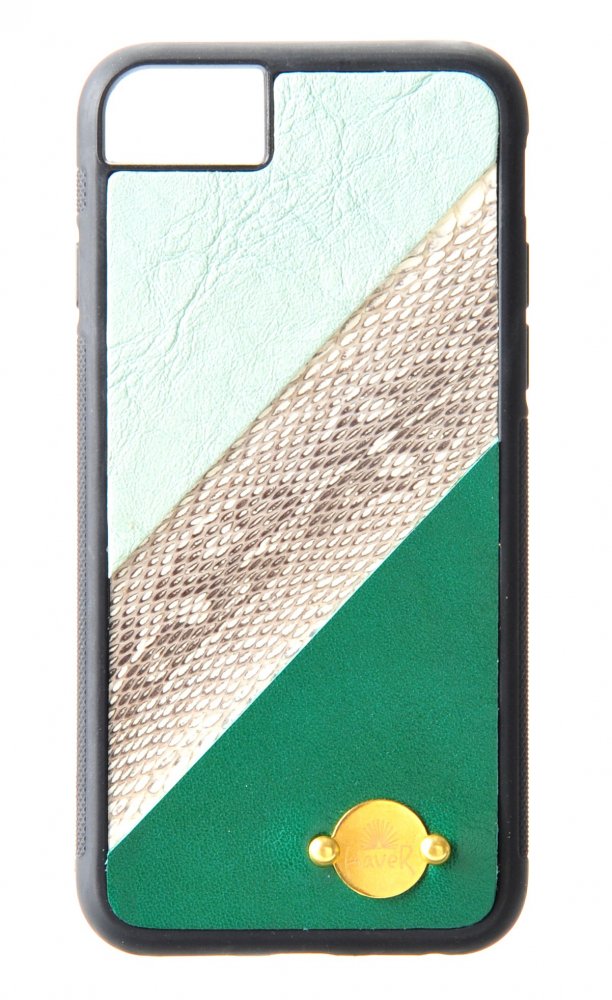 ハバー iPhone SE(2世代)6・7・8 ケース ヨーゲ/グリーン・ライトグリーン