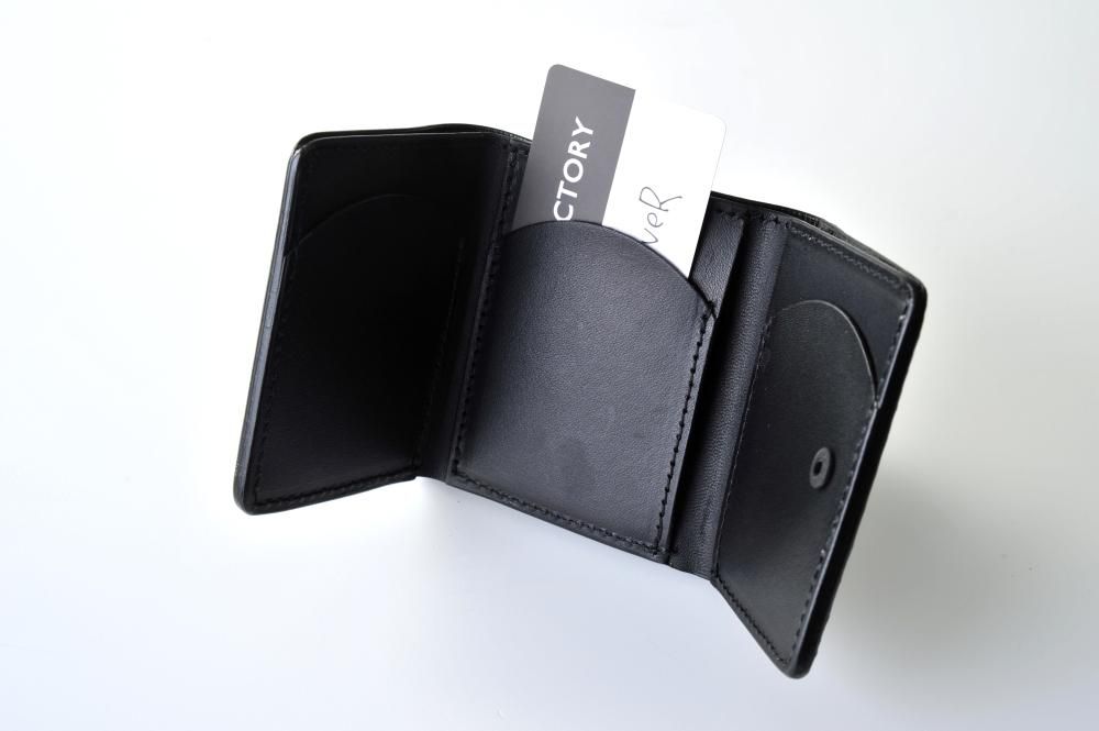クメハブ ミニマムウォレット/ブラック - yu-i FACTORY ONLINE SHOP クメハブ ミニマムウォレット/ブラック - yu-i FACTORY ONLINE SHOP
