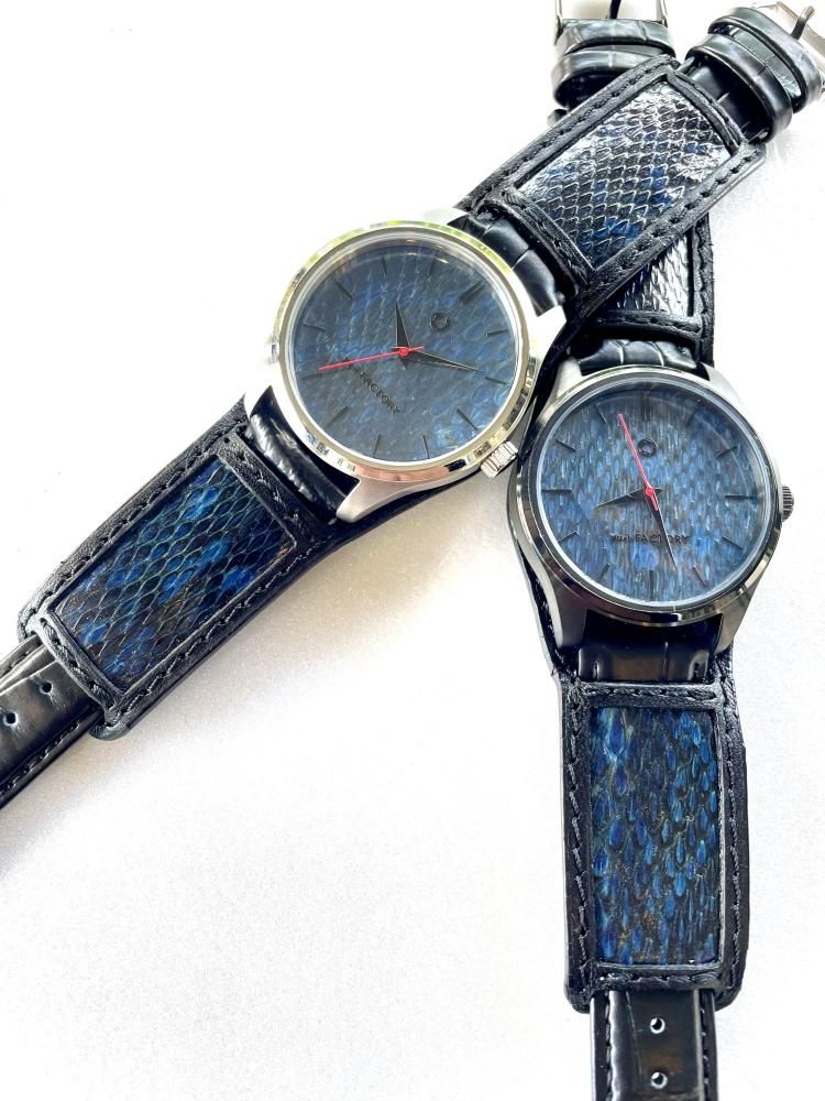 Uwatchna-バングル ブラック 001 L/藍ハブ - yu-i FACTORY