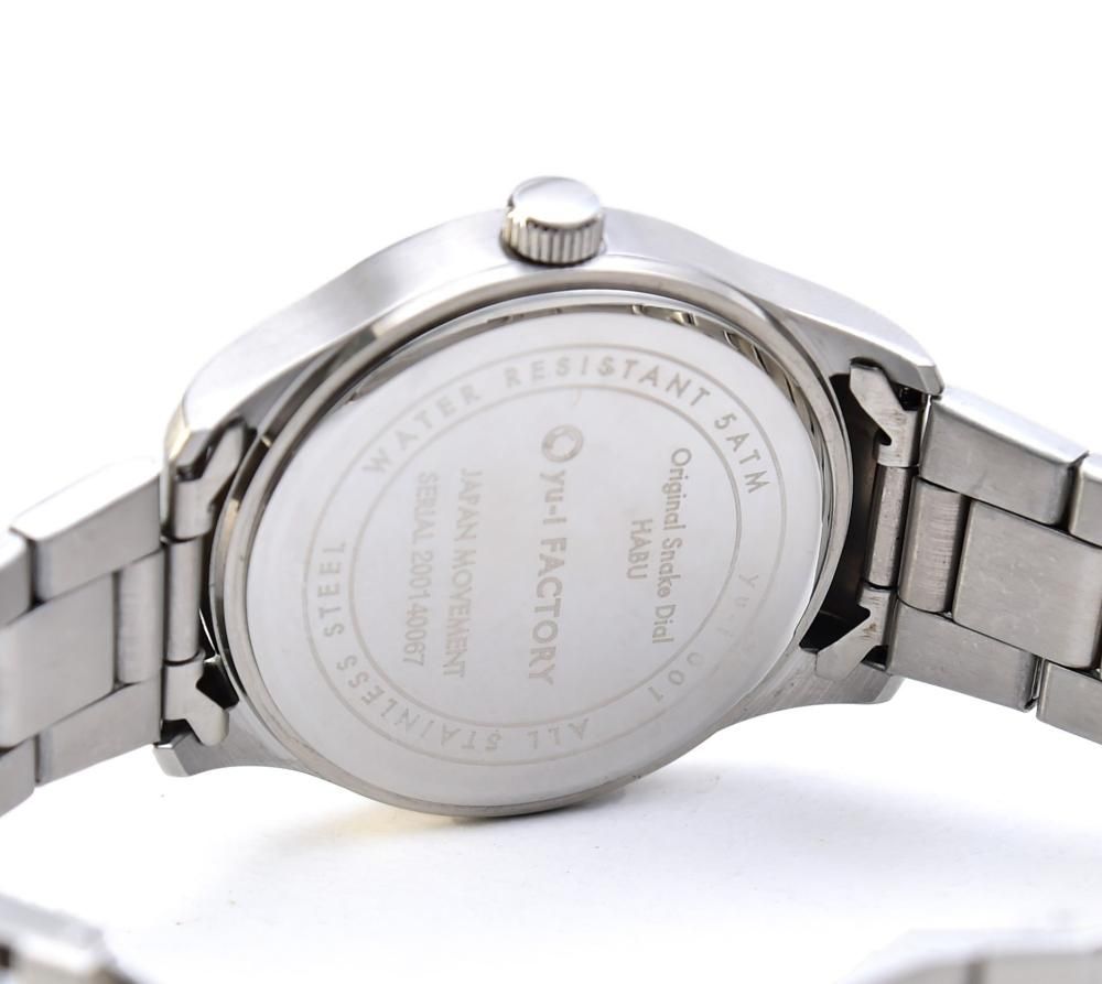 Uwatchna- バングル シルバー 002 L/藍ハブ - yu-i FACTORY