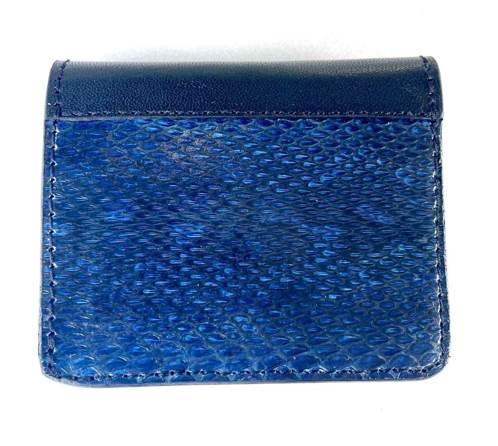 藍ハブ ミニマムウォレット/ブラック - yu-i FACTORY ONLINE SHOP