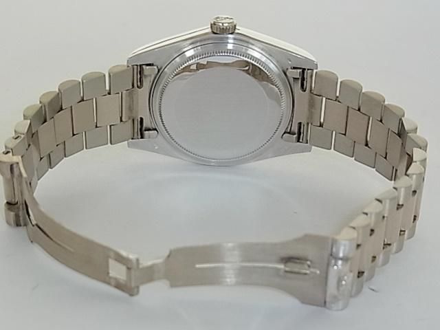 ロレックス デイデイト Ref.18039 WG ブルーグレー文字盤 保証