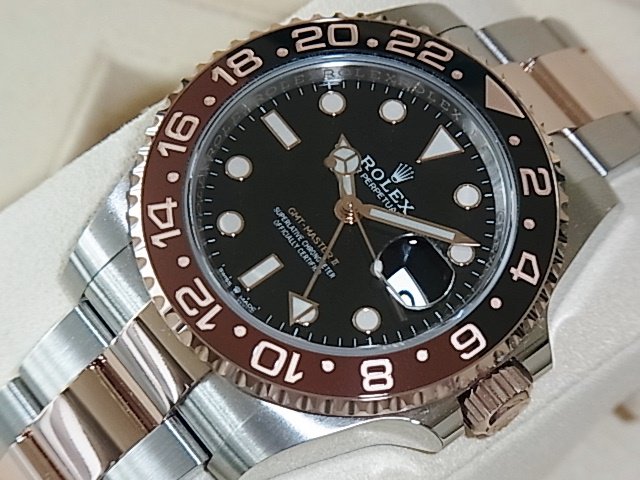 ロレックス GMTマスターII Ref.126711CHNR 未使用品 - 福岡天神・大名の腕時計専門店アンチェインドカラーズのオンラインショップ