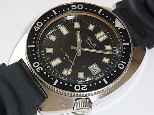 【SEIKO】セイコー 150M 2nd ダイバー 前期型 デイト cal.6105A 6105-8000 自動巻き メンズ_709187【ev20】