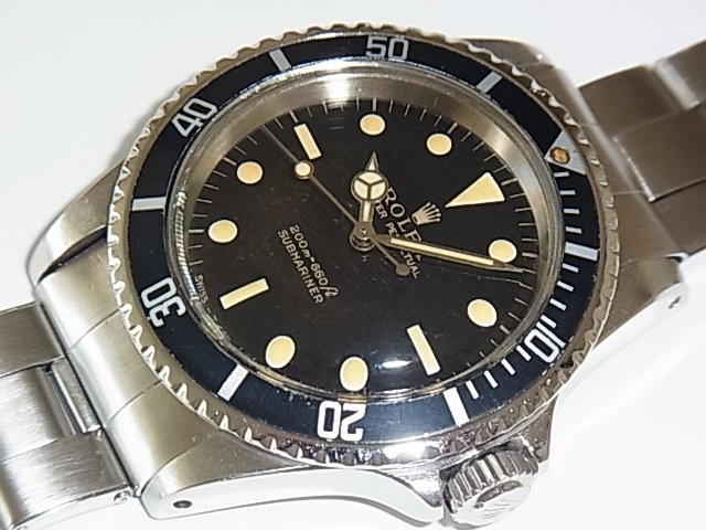 ロレックス サブマリーナ Ref.5513ミラー - 福岡天神・大名の腕時計 