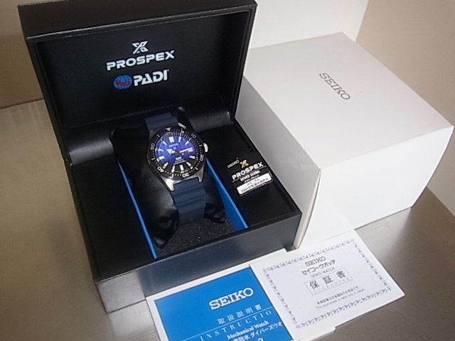 仕入れ 未使用 PADI × SEIKO PROSPEX 腕時計 自動巻き アナログ - 時計