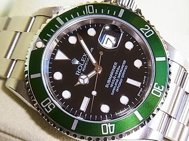 ロレックス サブマリーナ Ref.16610LV ビッグスイス文字盤