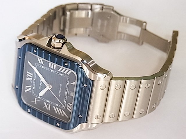 カルティエ サントス ドゥ カルティエ LM WSSA0048 未使用品 - 福岡天神・大名の腕時計専門店アンチェインドカラーズのオンラインショップ