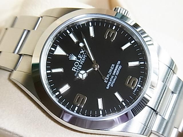 ロレックス エクスプローラーI Ref.214270 ブラックアウト