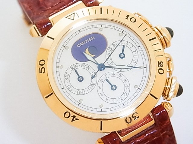 カルティエ パシャ ムーンフェイズ 3000251 - 福岡天神・大名の腕時計専門店アンチェインドカラーズのオンラインショップ