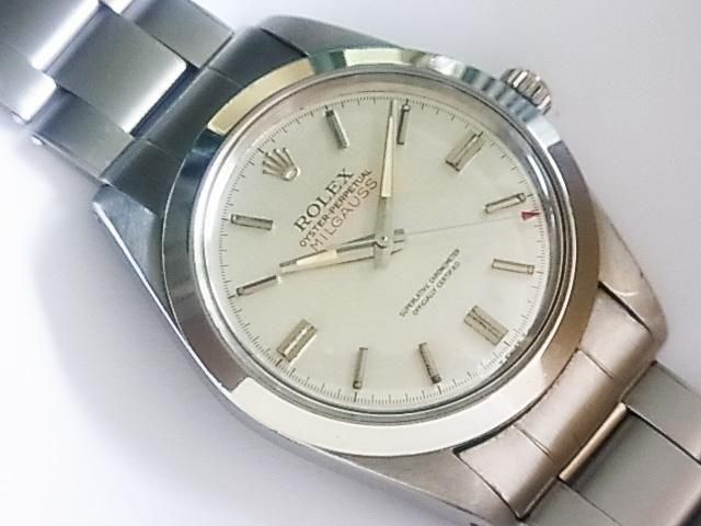 ロレックス ミルガウス Ref.1019 初期シルバー文字盤 - 福岡天神