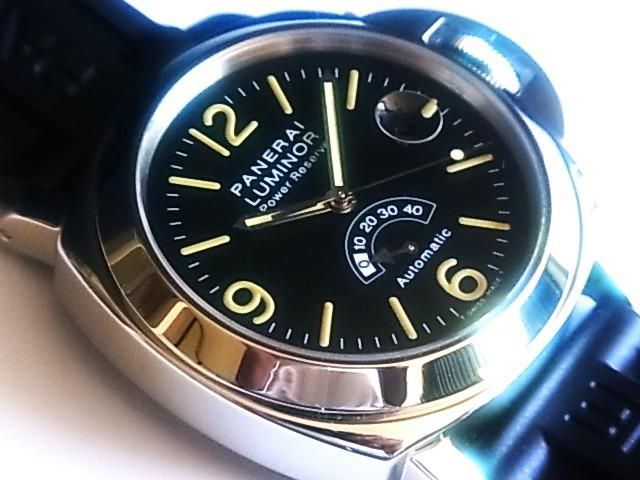 PANERAI Luminor パネライpam00027 美品 パネライ ルミノール パワーリザーブ PAM00027 A番 - 福岡天神
