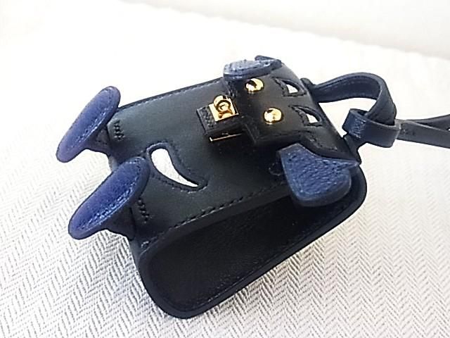 エルメス ケリードール チャーム ブラック ゴールド金具 未使用