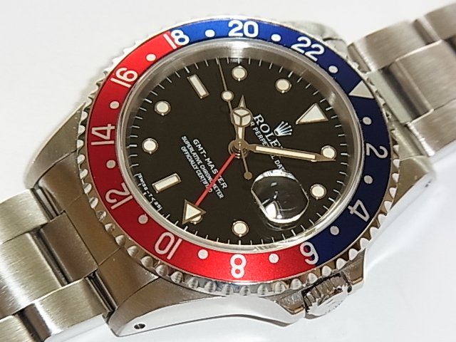 ロレックス GMTマスターI Ref.16700 赤/青ベゼル＆黒ベゼル