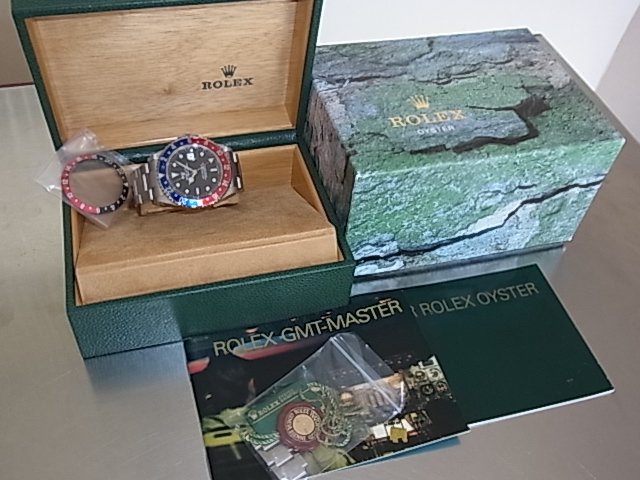 ロレックス GMTマスターⅡ 16710 空き箱 備品付き - 時計