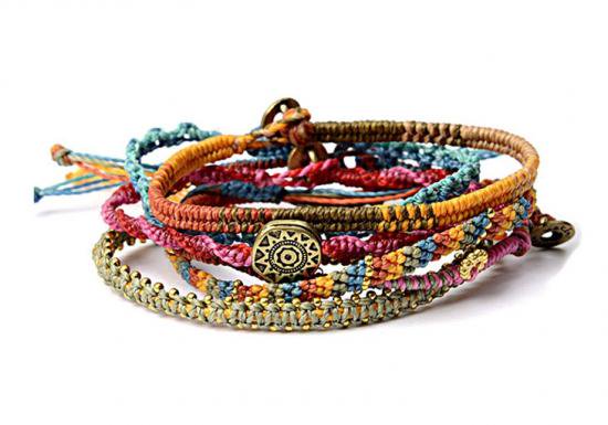 【メール便対応送料無料】wakami ワカミ Earth Bracelet 7strands アース7ストランドブレスレット 正規品 (アンティグア)  - ヘルス＆ビューティ＆癒やしのセレクトストア ANiSIE（アニシエ）