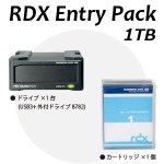 【RDXセットモデル】タンベルグデータ RDX エントリーパック 1TB RDX1000E