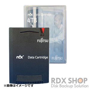 格安 富士通 データカートリッジ RDX 4TB PY-RDC4TA（一年保証あり）（ディスクカートリッジ）