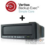 【決算期限定セット】タンベルグデータ USB3.0外付 RDXドライブ with Veritas Backup Exec Simple Core Packライセンス （サブスク/コーポレート版）