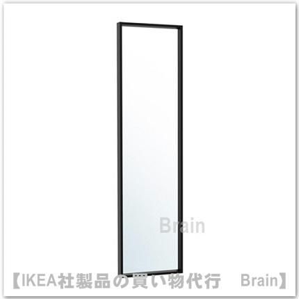 NISSEDAL/ニッセダール：ミラー40x150 cm(ブラック) - IKEA