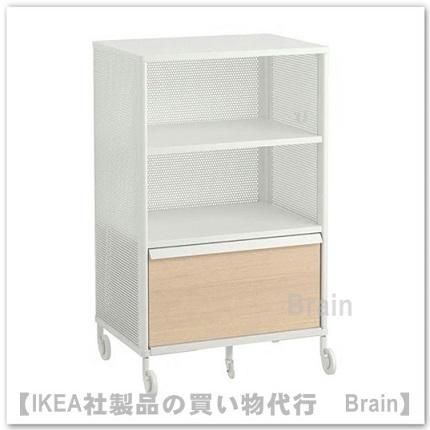 Bekant 収納ユニット キャスター付61x101 Cm メッシュ ホワイト ｉｋｅａ通販オンラインbrain イケア社製品の買い物代行