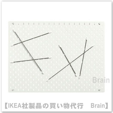 SKÅDIS/スコーディス：有孔ボードコンビネーション76x56 cm【3点セット】（ホワイト） -  ＩＫＥＡ通販オンライン/イケア社製品の通販・買い物代行【Brain】