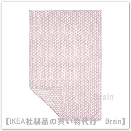 Lurvig 毛布100x150 Cm ピンク トライアングル ｉｋｅａ通販オンライン イケア社製品の通販 買い物代行 Brain