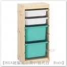TROFAST¡§¼ýǼ¥³¥ó¥Ó¥Í¡¼¥·¥ç¥ó¥Ü¥Ã¥¯¥¹ÉÕ¤44x30x91 cm¡Ê¥Ñ¥¤¥óºà/¥Û¥ï¥¤¥È/¥¿¡¼¥³¥¤¥º ¡Ë