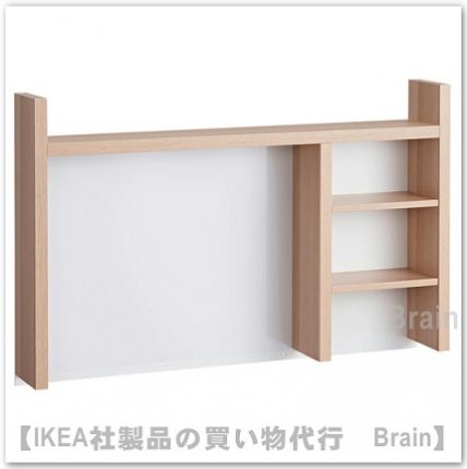 MICKE：追加ユニット 高105x65 cm（ホワイトステインオーク調） - ＩＫＥＡ通販オンライン/イケア社製品の通販・買い物代行【Brain】