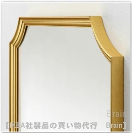 IKEA ミラー SVANSELE SVANSELE mirror, gold, 283/4x621/4