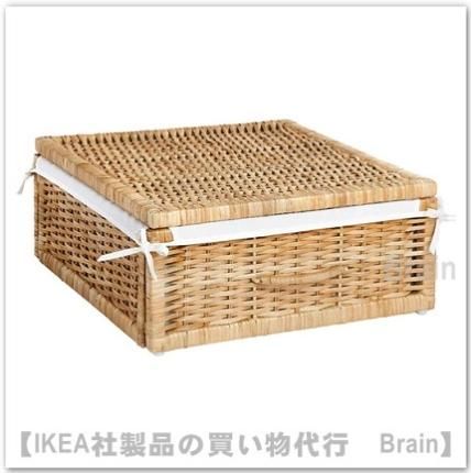 TOLKNING/トルクニング：バスケット50x43x19 cm（籐） - ＩＫＥＡ通販オンライン/イケア社製品の通販・買い物代行【Brain】