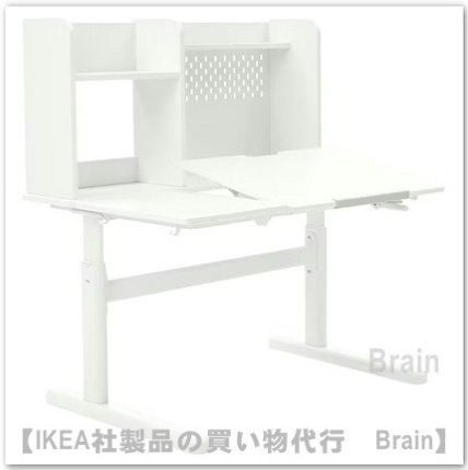 BERGLÄRKA/ベリレルカ：デスク100x70 cm（ホワイト/ホワイト） - ＩＫＥＡ通販オンライン/イケア社製品の通販・買い物代行【Brain】