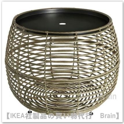 IKEA／FÅLSKÄR（フォールシェール） コーヒーテーブル FÅLSKÄR/フォールシェール：コーヒーテーブル 屋外用（ブラウン