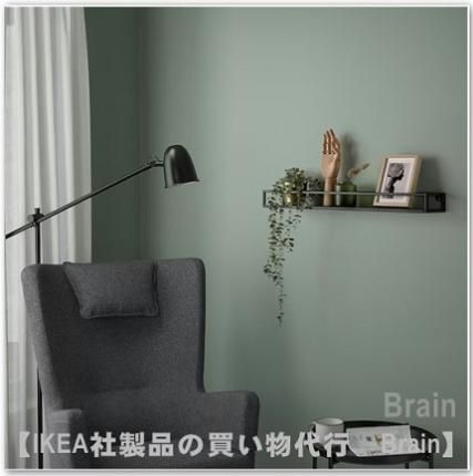 LINDÅSEN/リンドーセン：ディスプレイシェルフ75 cm(チャコール