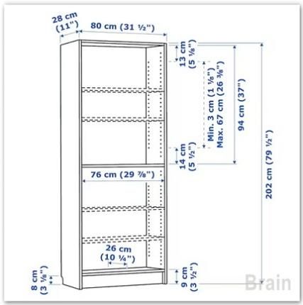 新品未使用　ＩＫＥＡ/イケア BILLY/ビリー 書棚80x28x202 cm IKEA イケア 本棚 オーク調 80x28x202cm big60492783 BILLY