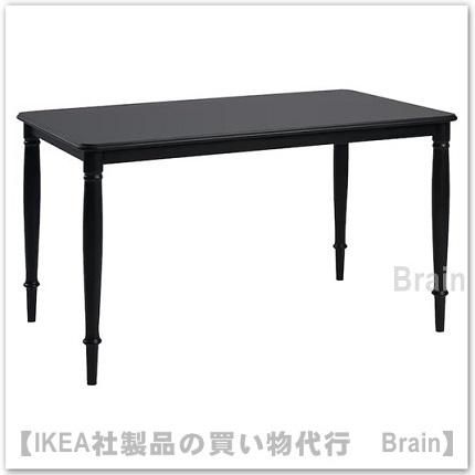 簡単組立】IKEA カールビー × ブラック脚 ダイニングテーブル