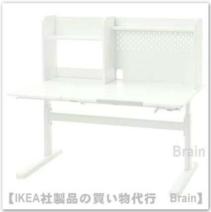 BERGLÄRKA/ベリレルカ：デスク120x70 cm（ホワイト） - IKEA