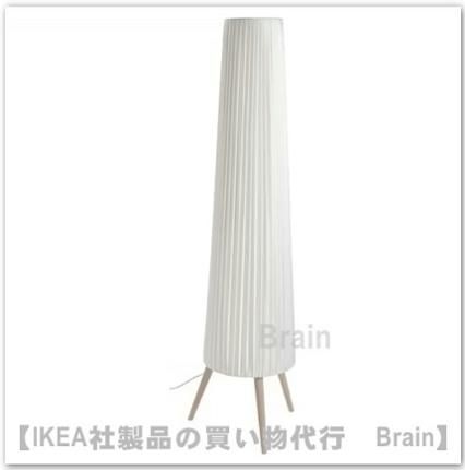 ÖKENSAND オーケンサンド フロアランプ, ビーチ/ホワイト - IKEA