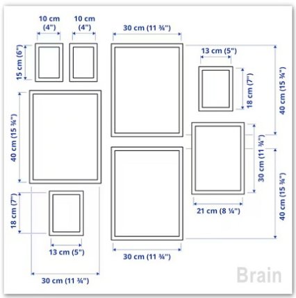 KNOPPÄNG/クノッペング：ポスター付きフレーム【8個セット】（小さなもの) -  ＩＫＥＡ通販オンライン/イケア社製品の通販・買い物代行【Brain】