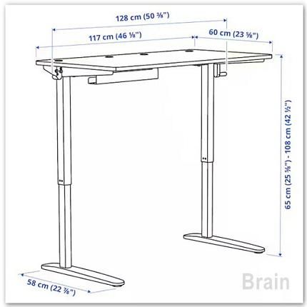 IKEA レラテラ　昇降機能付きデスク　机 楽天市場】[IKEA/イケア/通販]RELATERA レラテラ デスク