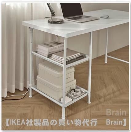IKEA　ベカント(テーブル用脚) BEKANT underframe for table top, white, 63x311/2