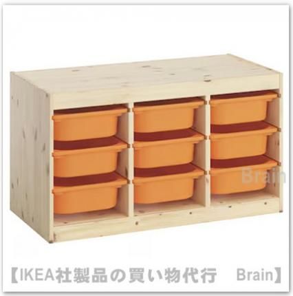 TROFAST/トロファスト：収納コンビネーション93x44x53 cm（ライト