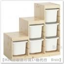 TROFAST/¥È¥í¥Õ¥¡¥¹¥È¡§¼ýǼ¥³¥ó¥Ó¥Í¡¼¥·¥ç¥ó94x44x91 cm¡Ê¥é¥¤¥È¥Û¥ï¥¤¥È¥¹¥Æ¥¤¥ó¥Ñ¥¤¥ó/¥Û¥ï¥¤¥È¡Ë